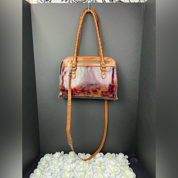 Patricia Nash Calvi leather Satchel Bag, gently used - Picture 2 of 12